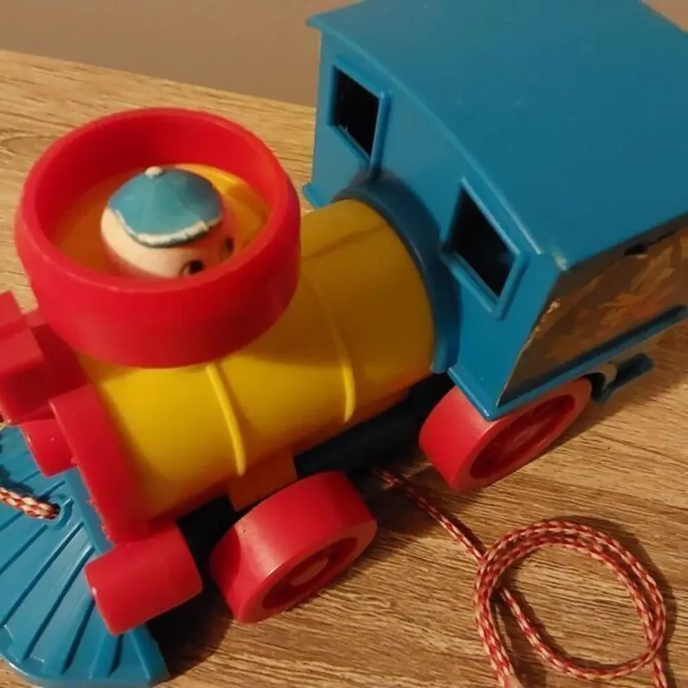 Rare Disney Donald Duck Knickerbocker‎ Pull Train Vintage Collectible Disneyana - Picture 4 of 5
